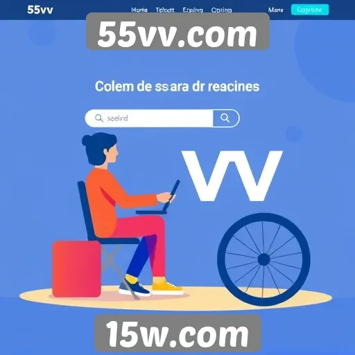 Acessibilidade e usabilidade do 55vv.com