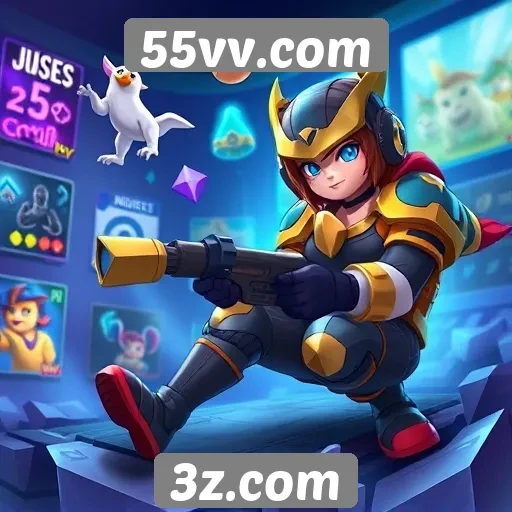 Tendências de jogos online em 55vv.com